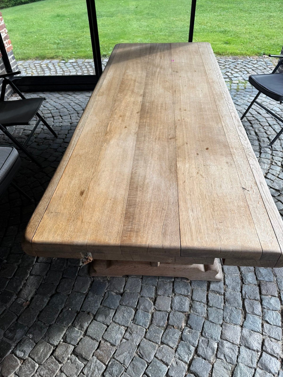 Authentieke klooster tafel, Ophalen