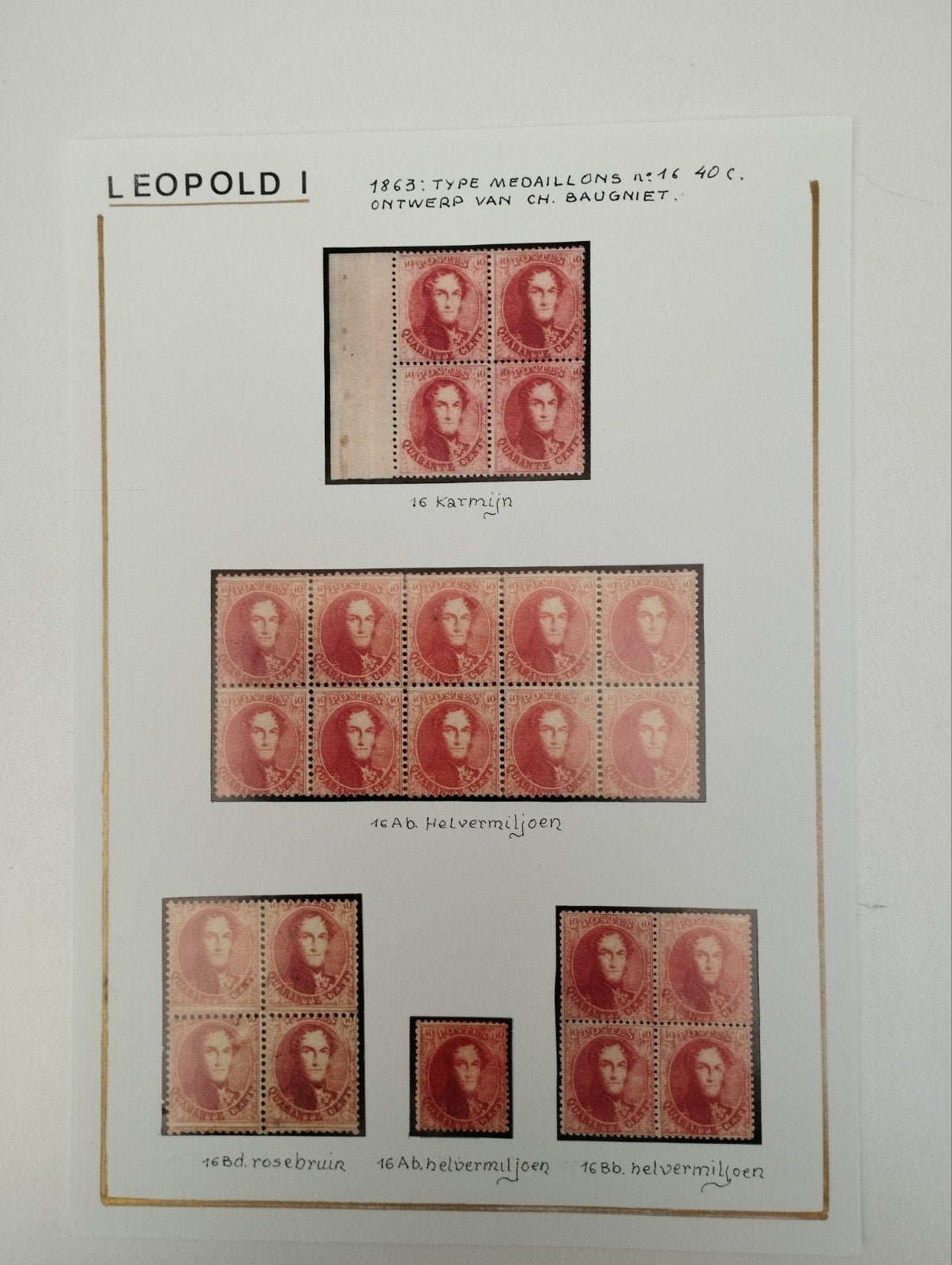 een albumblad met scanner postzegels erop kleur verschillend, Timbres & Monnaies, Enlèvement