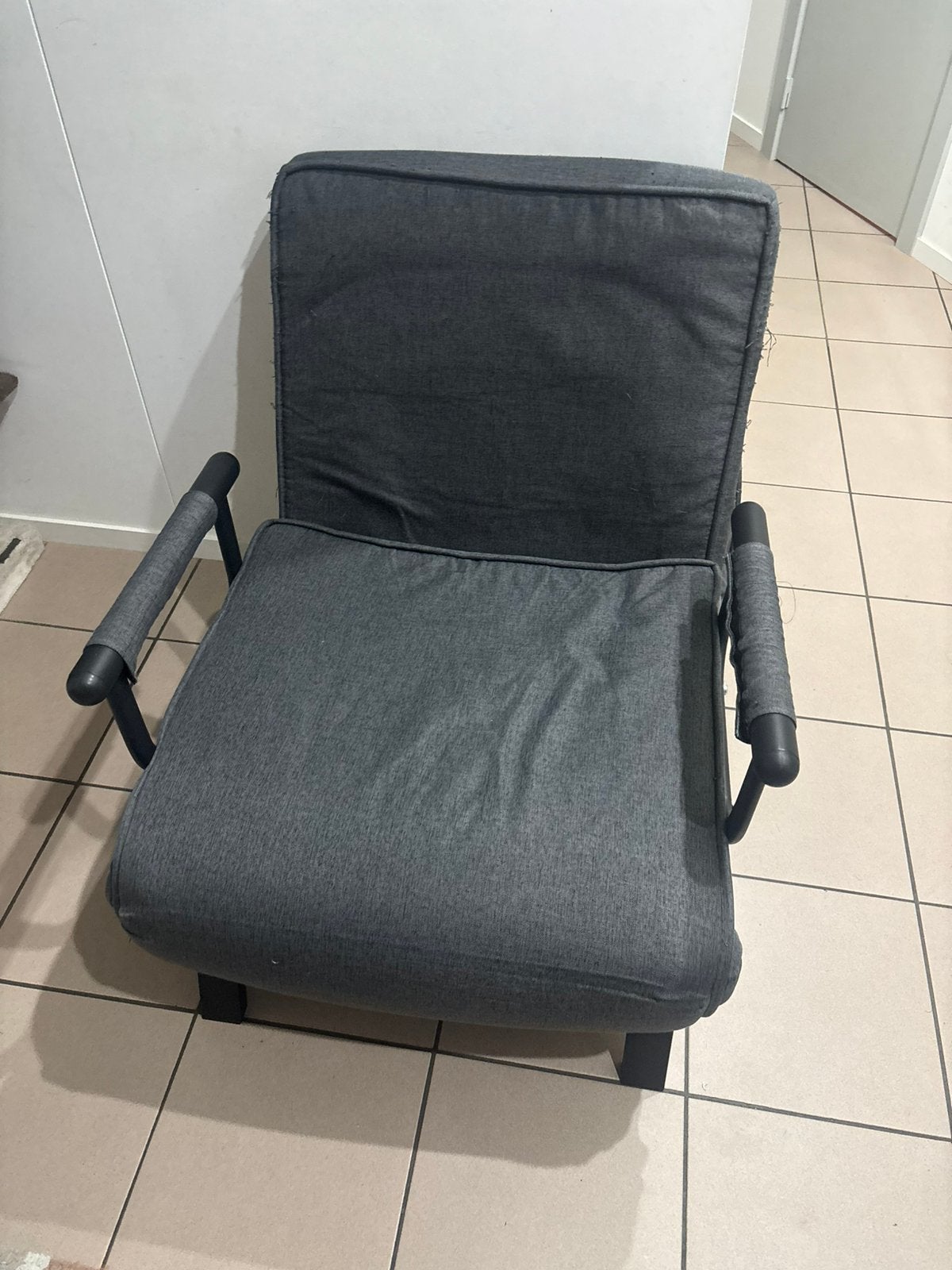 Zetelbed 1 persoon, Ophalen, Gebruikt
