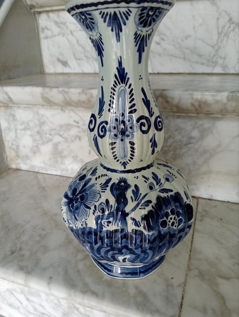 Delfts handpainted vaas uit Nederland, Ophalen