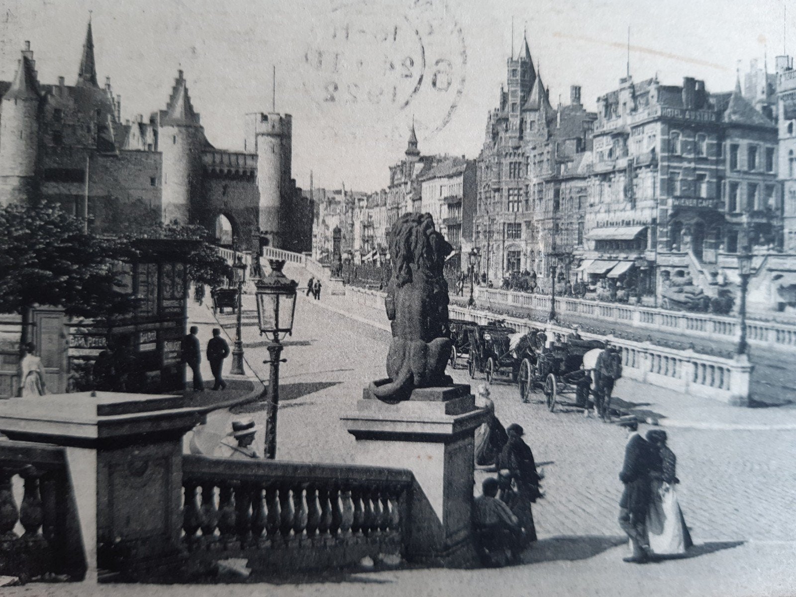 Antwerpen ANVERS STEEN plein, Ophalen of Verzenden, Antwerpen