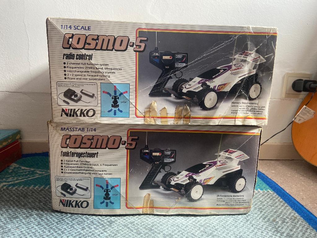 2x Nikko Cosmo-5 afstandsbestuurbare aut, Hobby & Loisirs créatifs, Modélisme | Radiocommandé & Téléguidé | Voitures, Utilisé