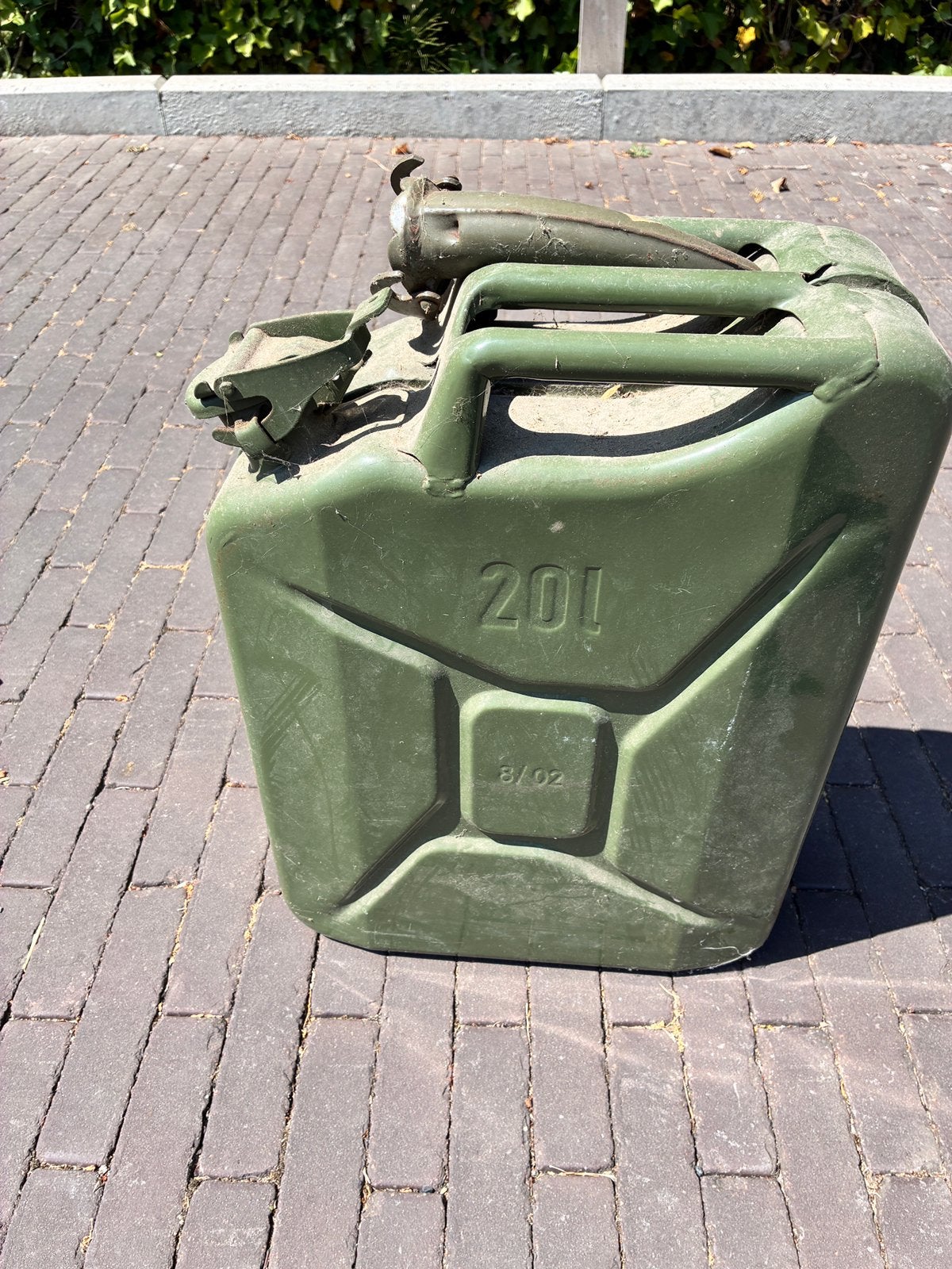Metalen jerrycan 20 liter, Auto-onderdelen, Brandstofsystemen, Ophalen, Gebruikt
