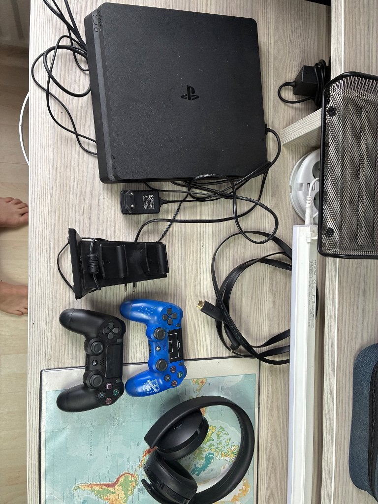 PlayStation 4, Ophalen, Met 2 controllers, Original, Met harde schijf
