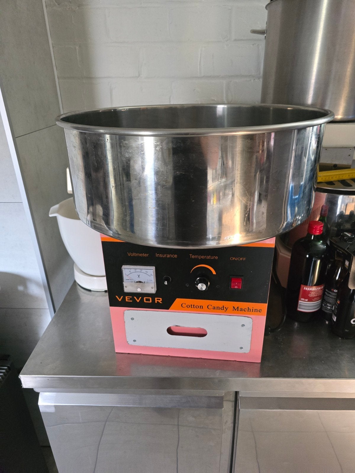 Suikerspin machine, Enlèvement