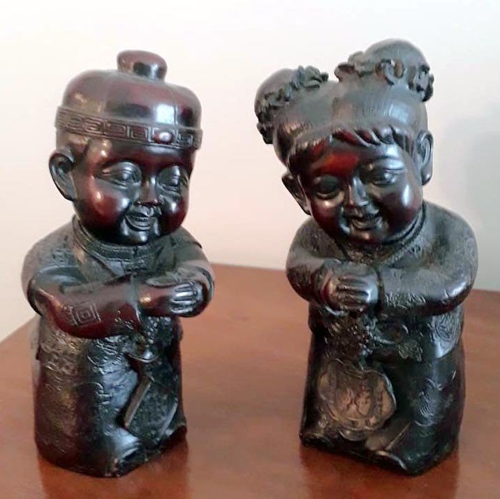 2 chinese beeldjes, Ophalen, Zo goed als nieuw, Mens