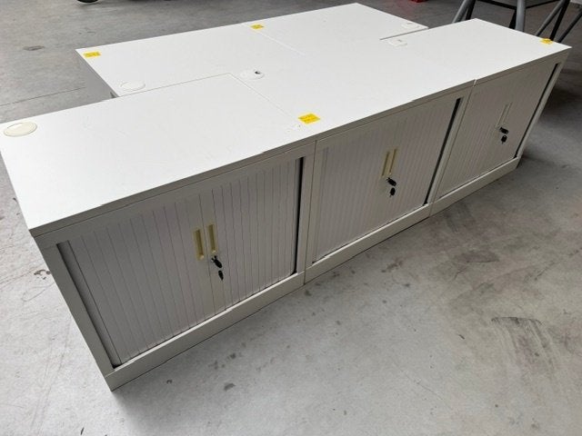Armoires à 5 portes à volets, modèle bas, 25 à 50 cm, Avec serrure, Moins de 100 cm, Comme neuf