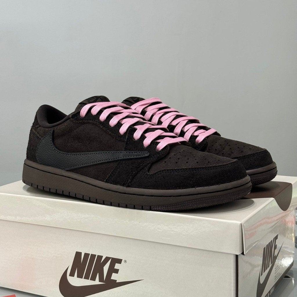 Nike Air Jordan 1 Low Travis Scott Velvet Brown, Envoi, Neuf, Autres couleurs, Baskets