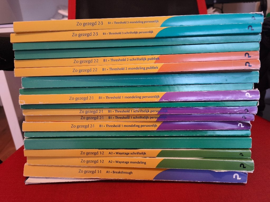 Nederlandse leerboeken — Zo Gezegd (niveaus 1.1 tot 2.3), Boeken, Zo Gezegd, Nederlands, Overige niveaus, Ophalen