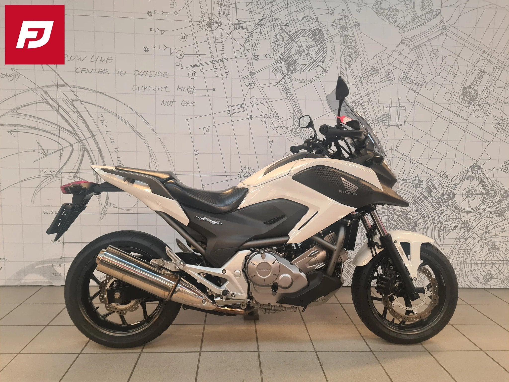Honda NC700X (bj 2012), Motoren, 700 cc, Overig, Handgeschakeld, 12 t/m 35 kW