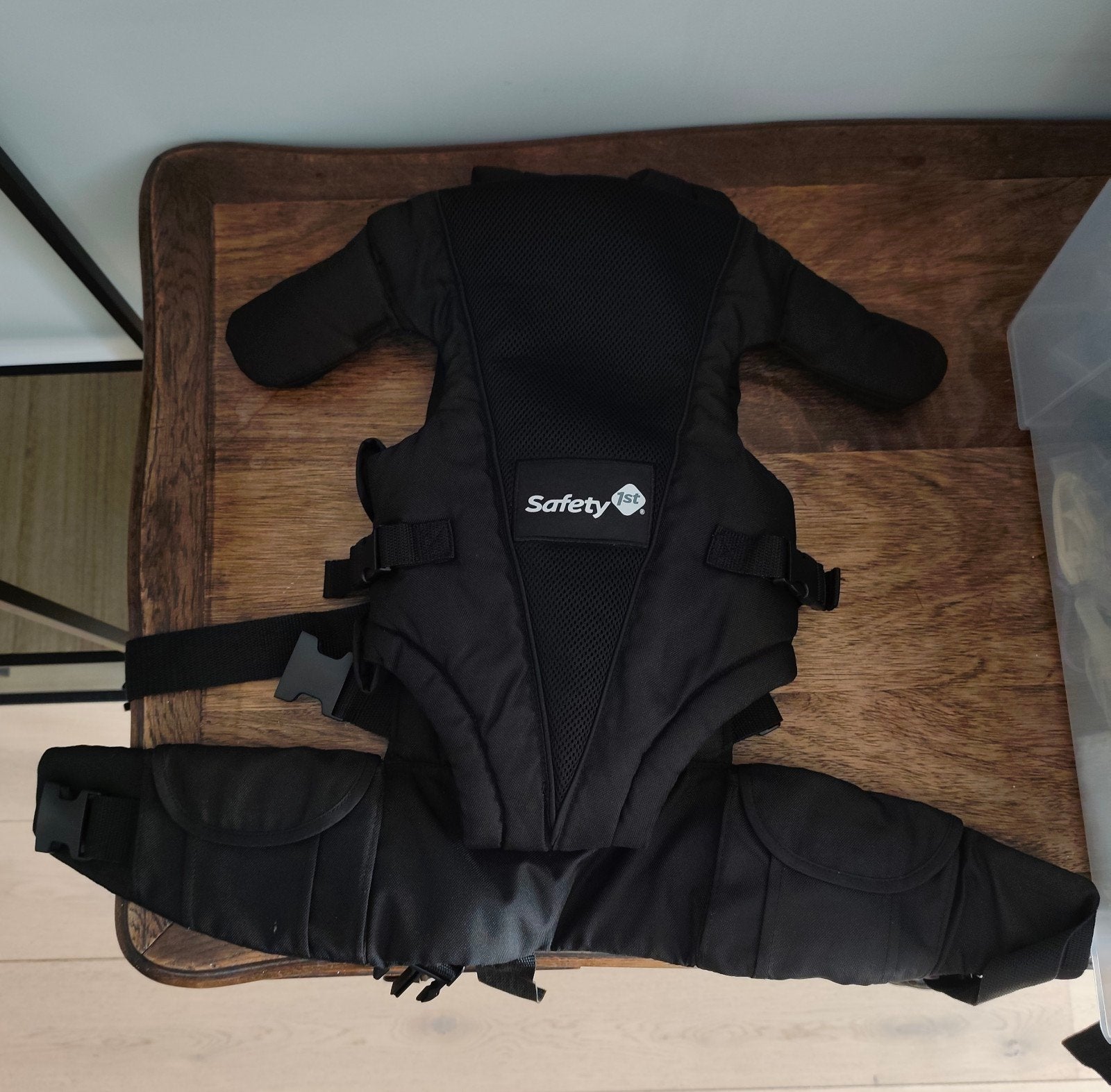 Safety 1st Babydraagzak Zwart — Goede Staat - Draagzak, Kinderen en Baby's, Ophalen of Verzenden, Draagzak