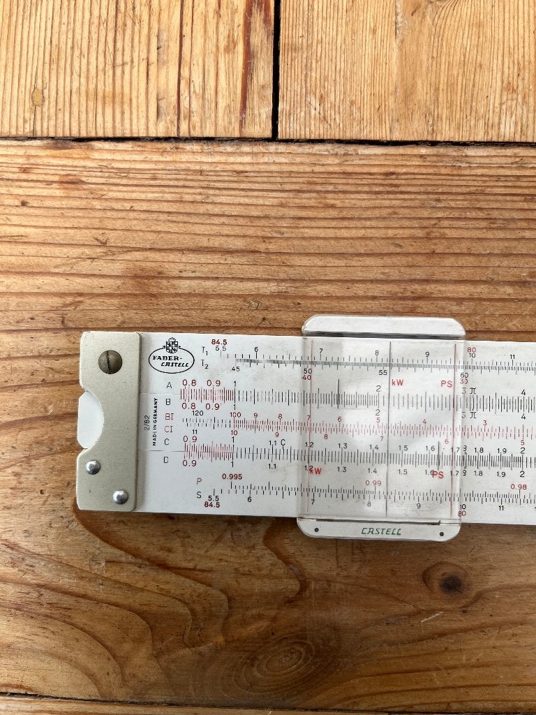 Règle à calcul Faber Castell, Divers, Enlèvement, Utilisé