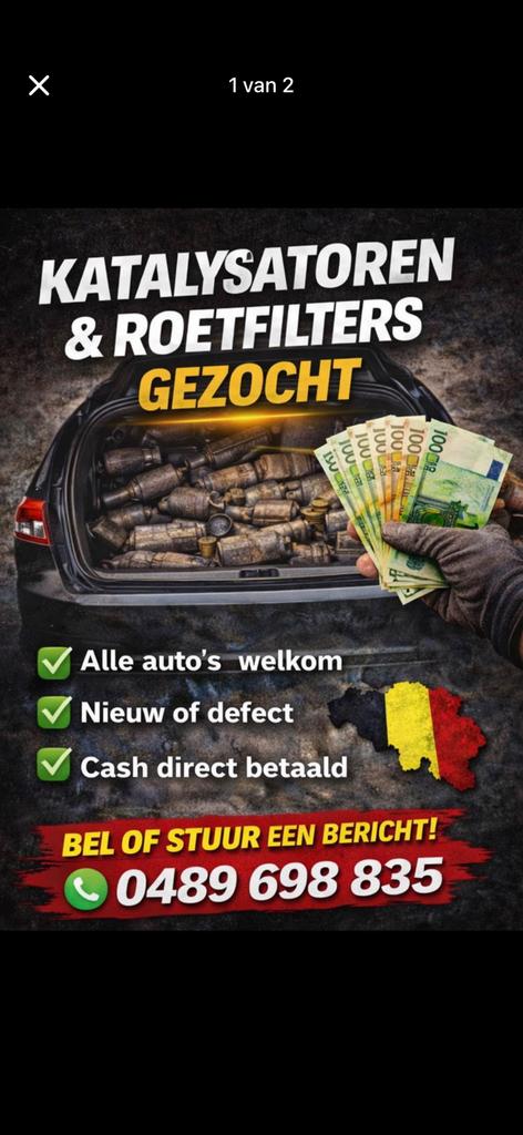Snel geld voor katalysatoren&roetfilters –Stuur nu je foto!, Ophalen, Gebruikt, Overige automerken