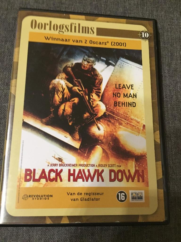 Dvd oorlog film Black Hawk Down, À partir de 16 ans, Enlèvement ou Envoi, Comme neuf, Guerre
