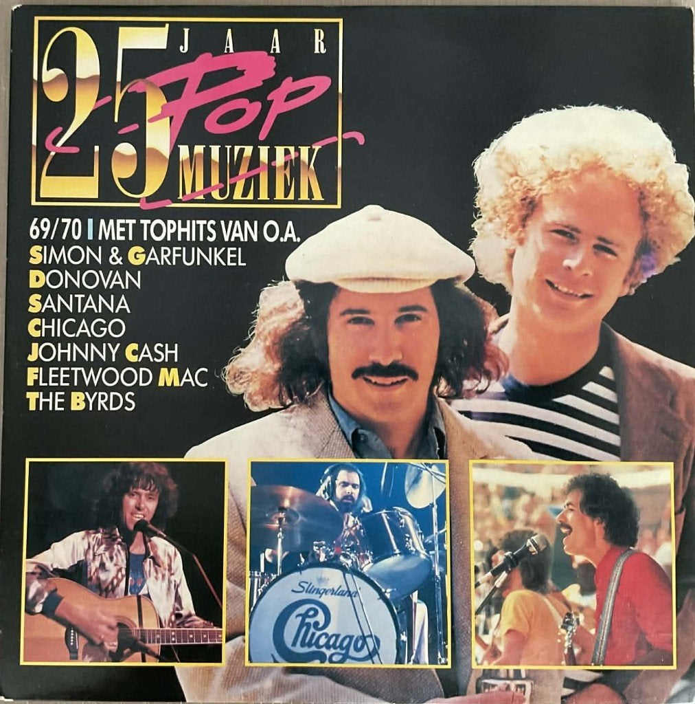 2lp - 25 Jaar PopMuziek 69/70, Cd's en Dvd's, Overige genres, Ophalen of Verzenden, Zo goed als nieuw, Complilatie