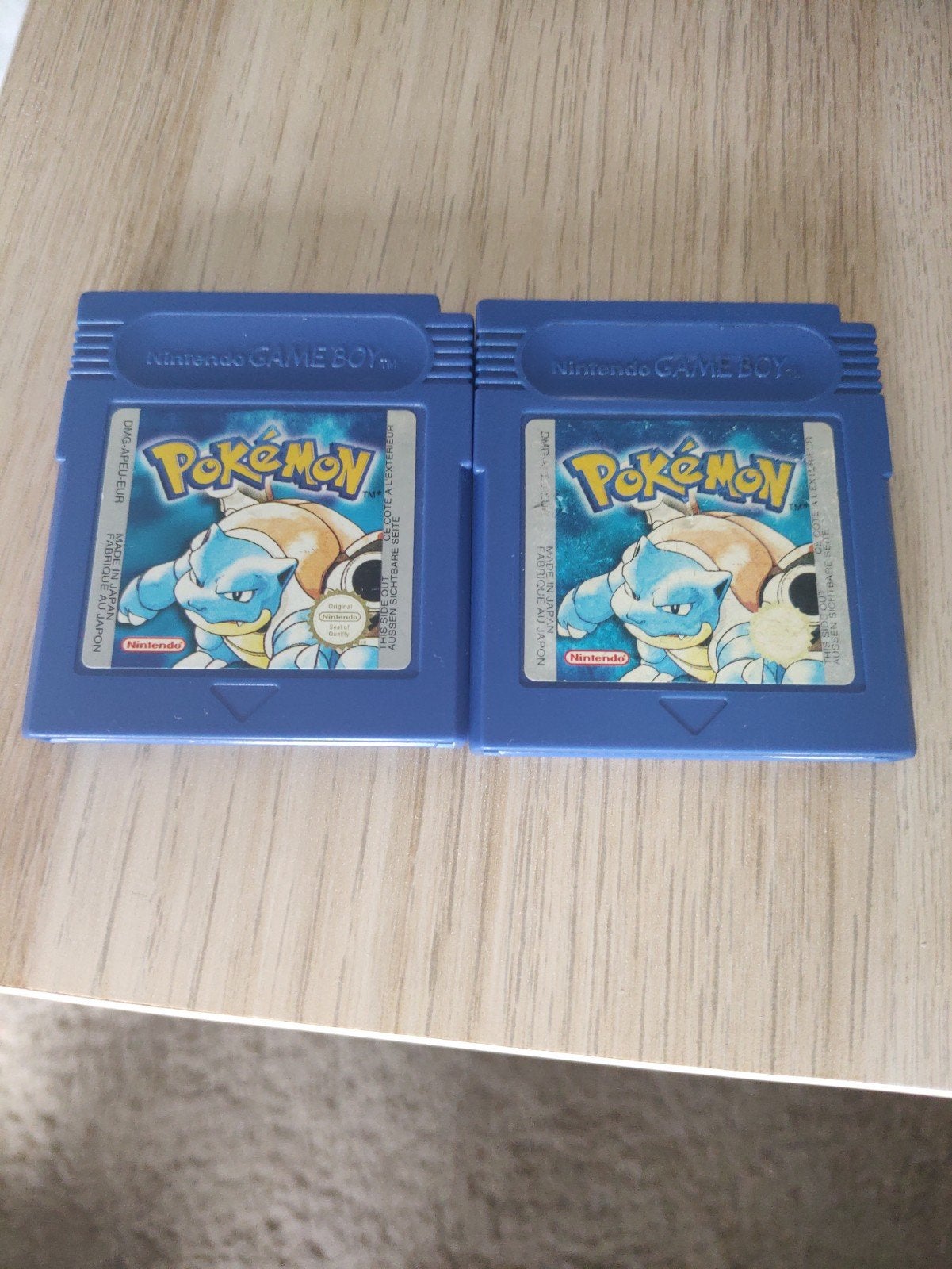 Pokemon Blue (2 stuks), Ophalen