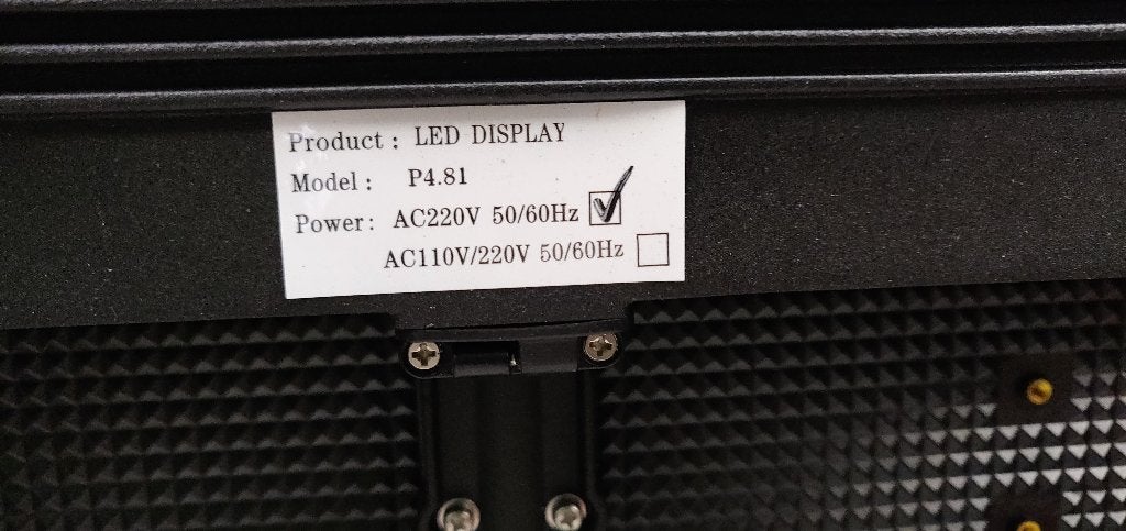 nieuwe led display P4.81 1000 mm x 500 mm +BOSE, Audio, Tv en Foto, Professionele apparaten, Ophalen, Nieuw