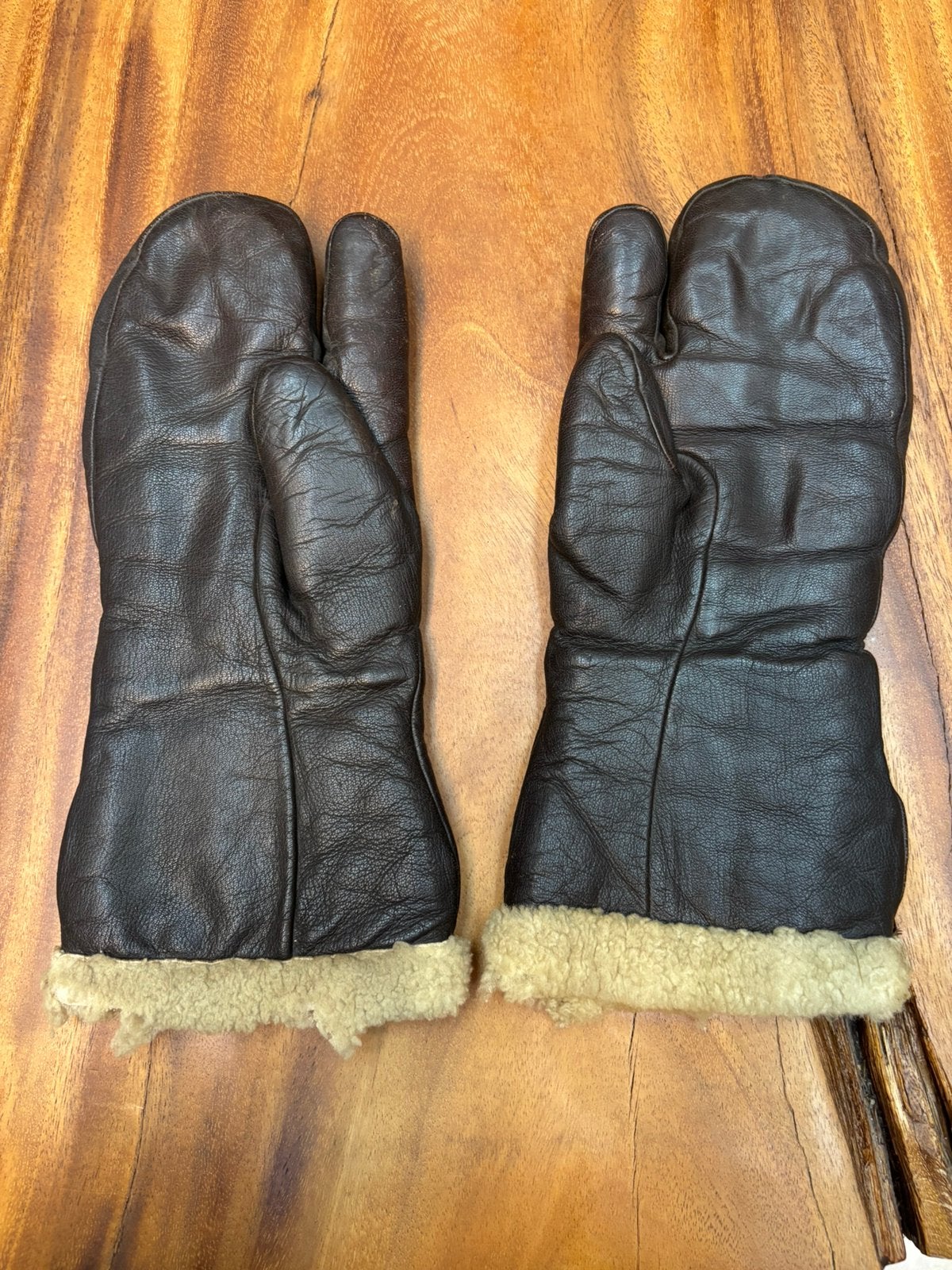 Gants de vol USAAF Type A-9A Taille Large, Collections, Objets militaires | Seconde Guerre mondiale, Enlèvement ou Envoi