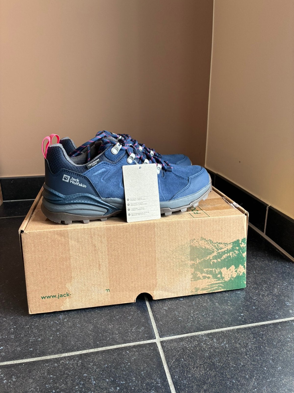 Nouvelles chaussures de randonnée Jack Wolfskin, Enlèvement ou Envoi, Bleu, Neuf, Chaussures de marche