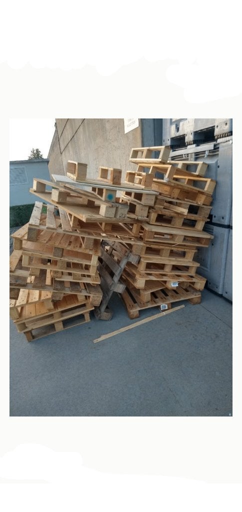 Pallets. Hout voor de kachel., Ophalen