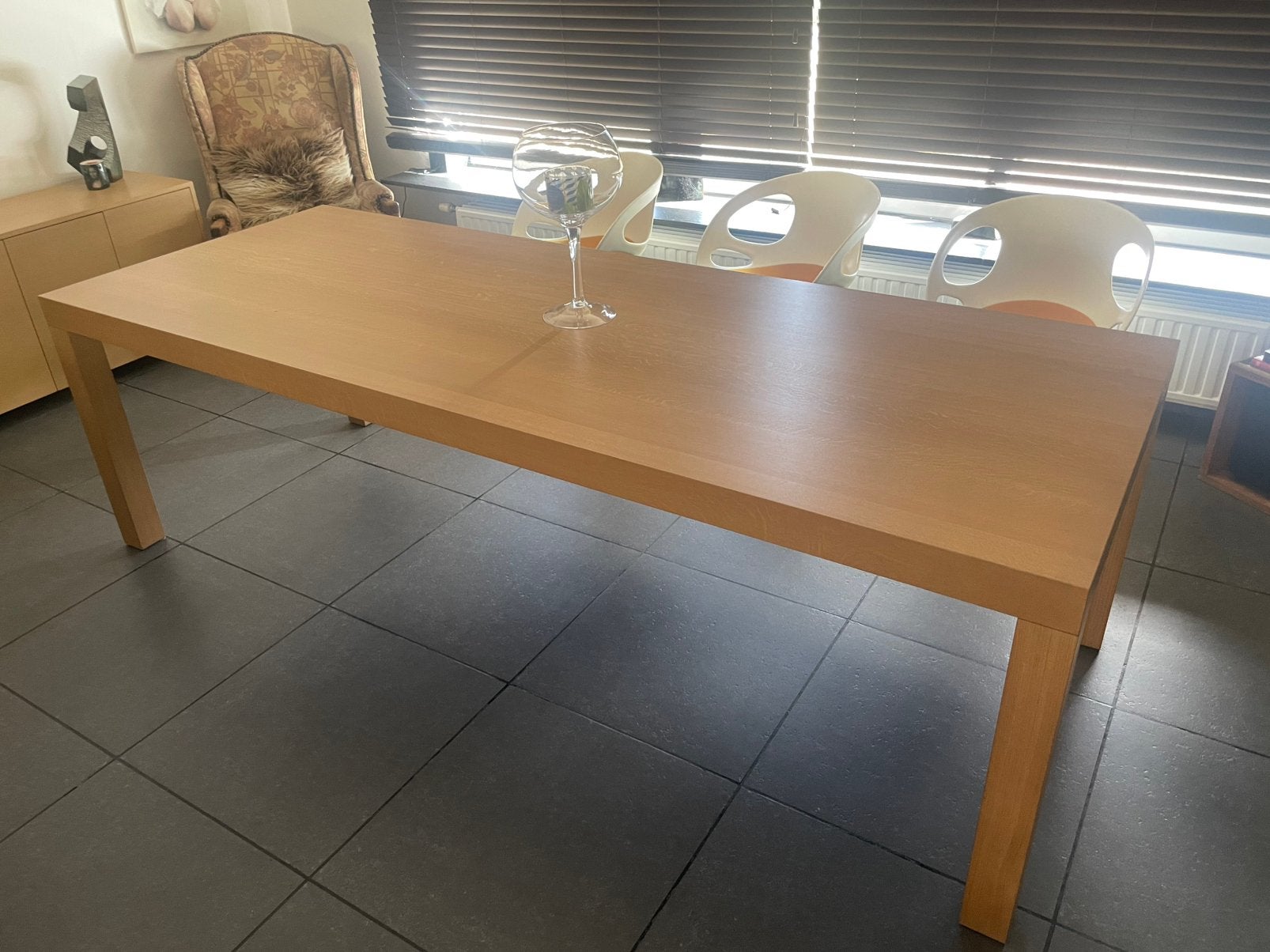 Kwaliteitsvolle eettafel, Ophalen, Zo goed als nieuw