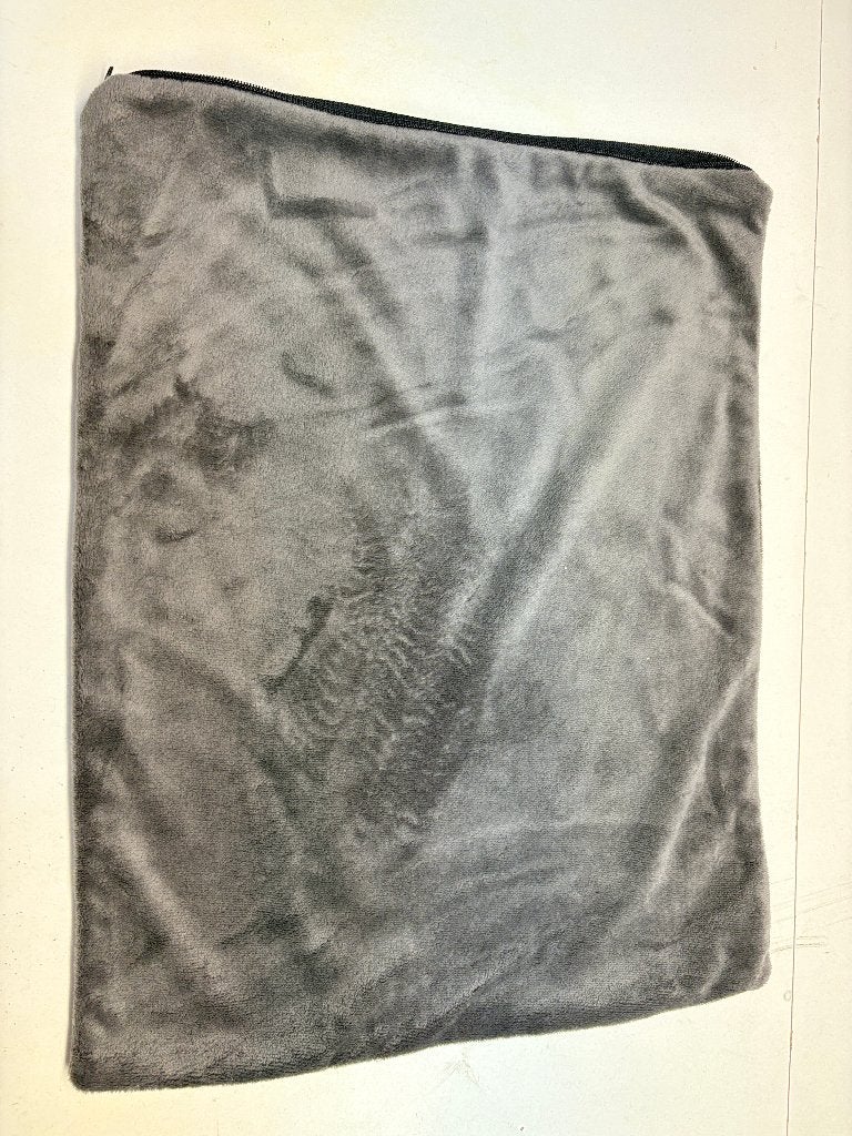 Lot de 84 housses de coussins en velours gris, Enlèvement, Neuf