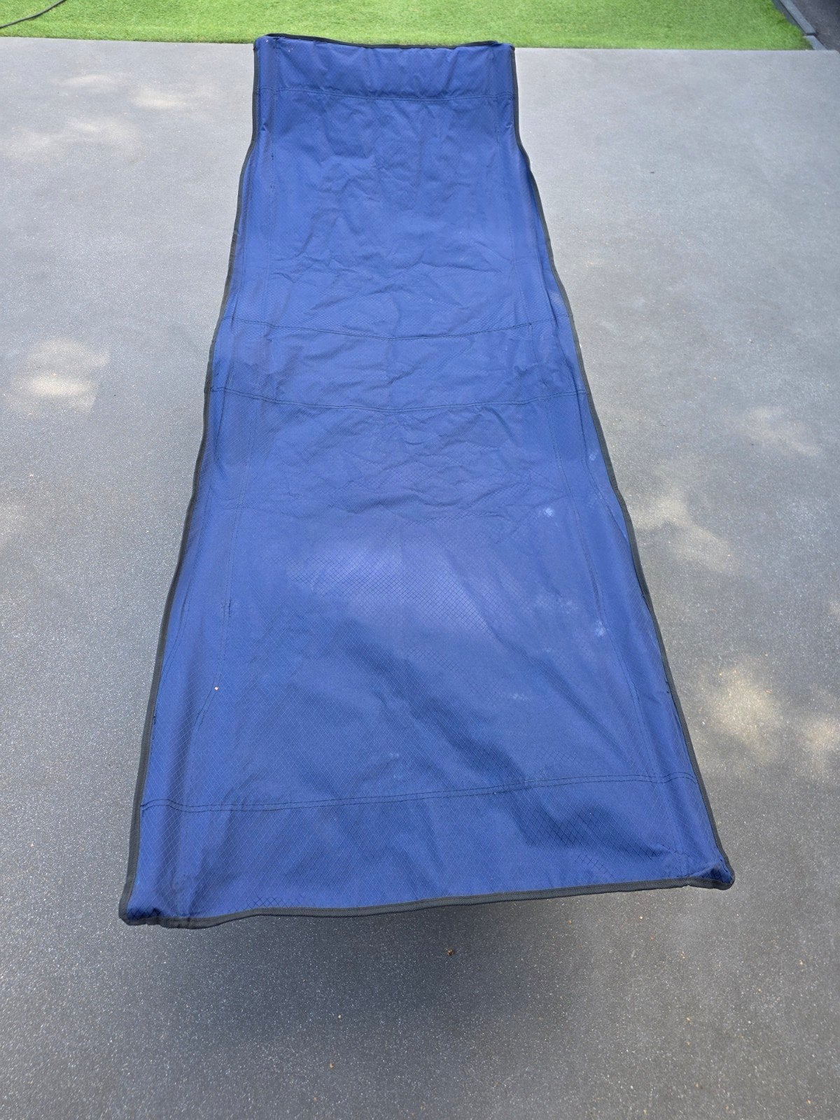 Stevig opvouwbaar veldbed / campingbed – Blauw, Caravans en Kamperen, Ophalen