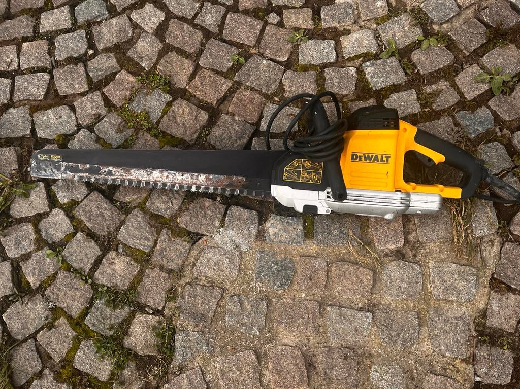 Dewalt alligatorzaag ytong, Doe-het-zelf en Bouw, Ophalen, Zo goed als nieuw, 1200 watt of meer, Reciprozaag