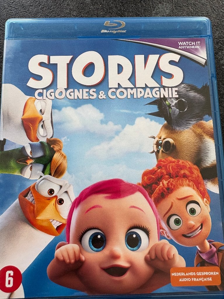 Storks blu-ray, CD & DVD, Blu-ray, Enlèvement ou Envoi, Comme neuf, Enfants et Jeunesse