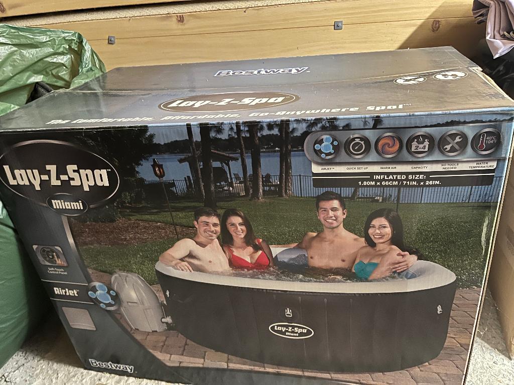 Lay-Z Spa, Tuin en Terras, Ophalen, Gebruikt, Filter, Opblaasbaar
