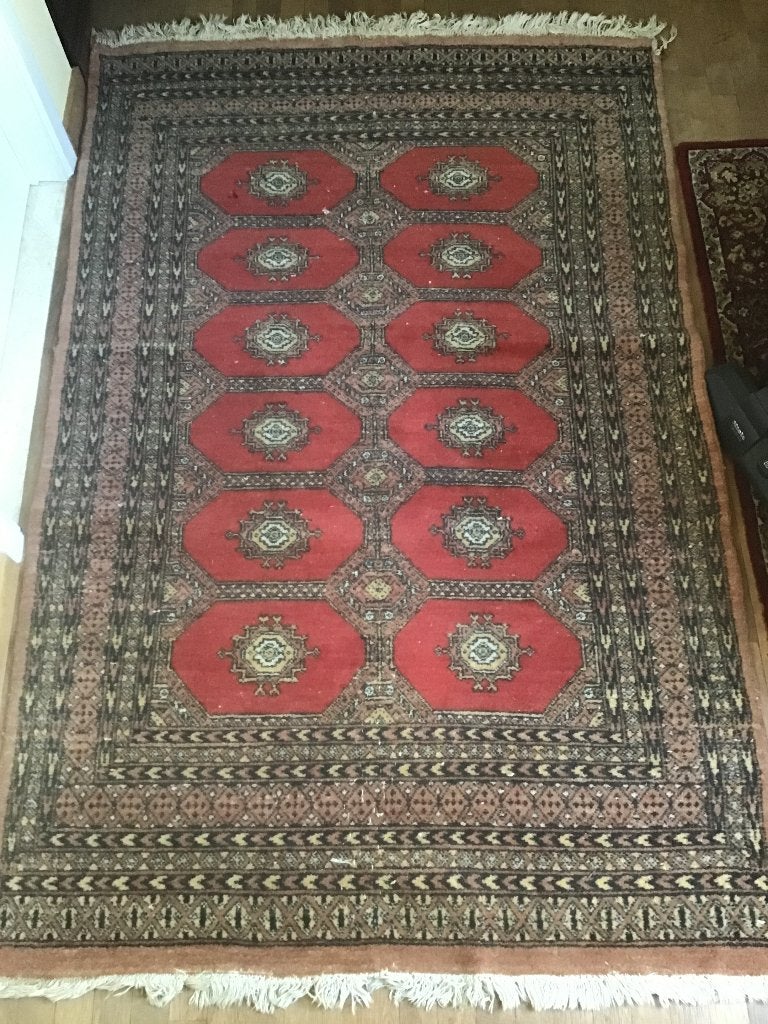 100 % wollen Bokhara handgeknoopt tapijt, Ophalen of Verzenden