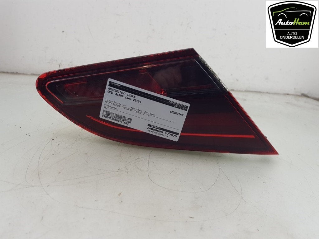 ACHTERLICHT LINKS Opel Astra J GTC (PD2 / PF2), Gebruikt, Opel