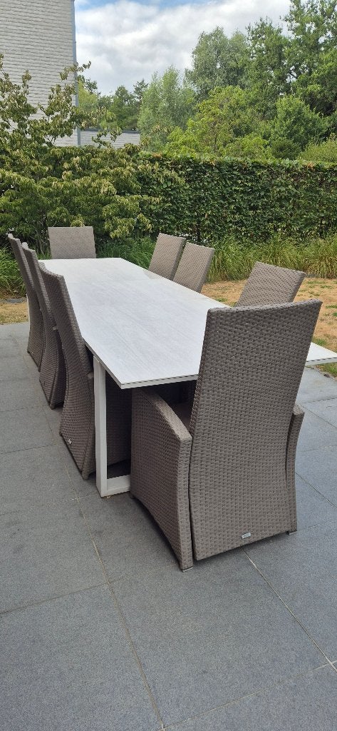 8 chaises de jardin, Enlèvement, Utilisé, Synthétique