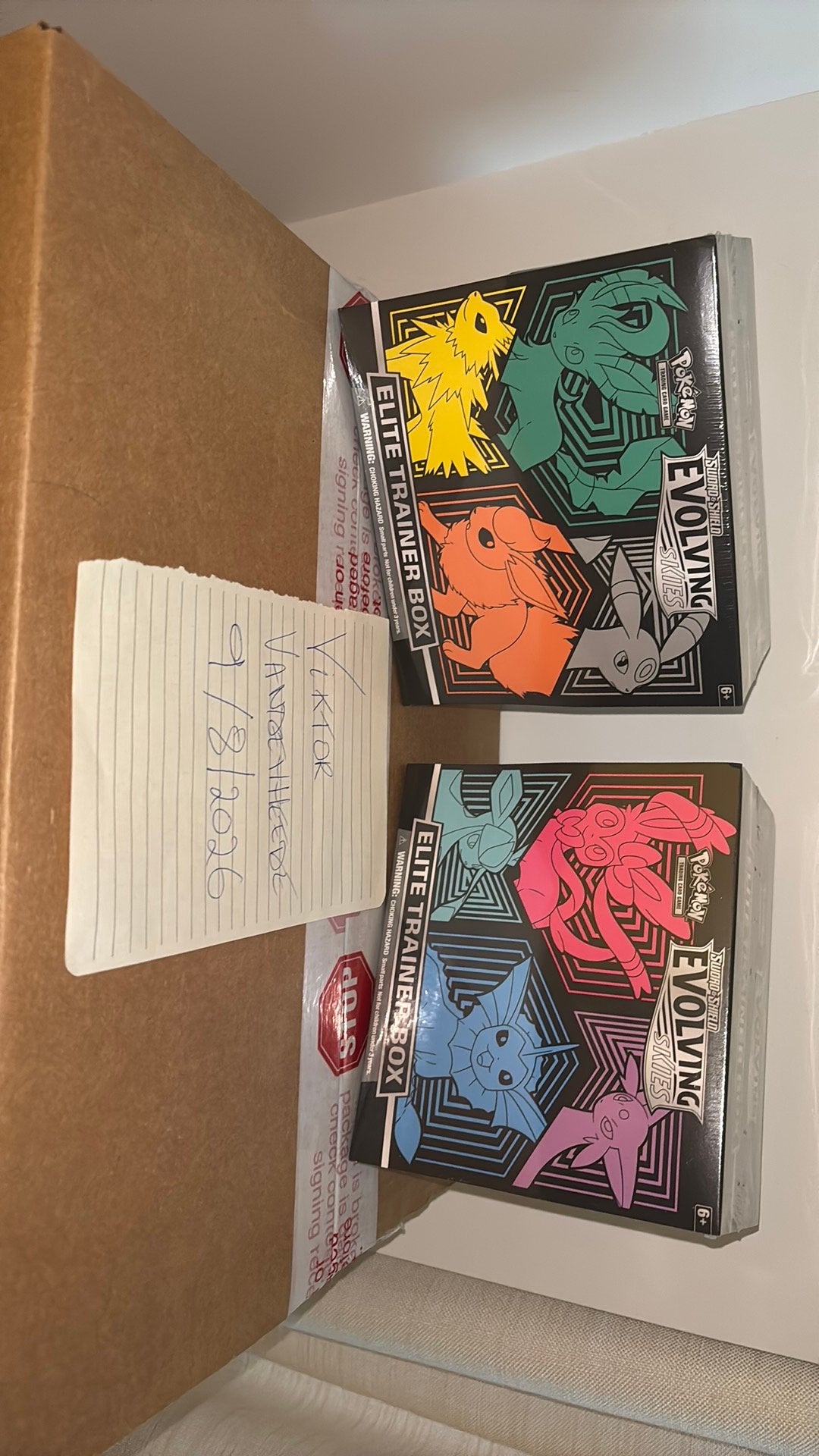 EVOLVING SKIES 2 ETB SET - laagste cardmarket prijs !!, Ophalen, Nieuw