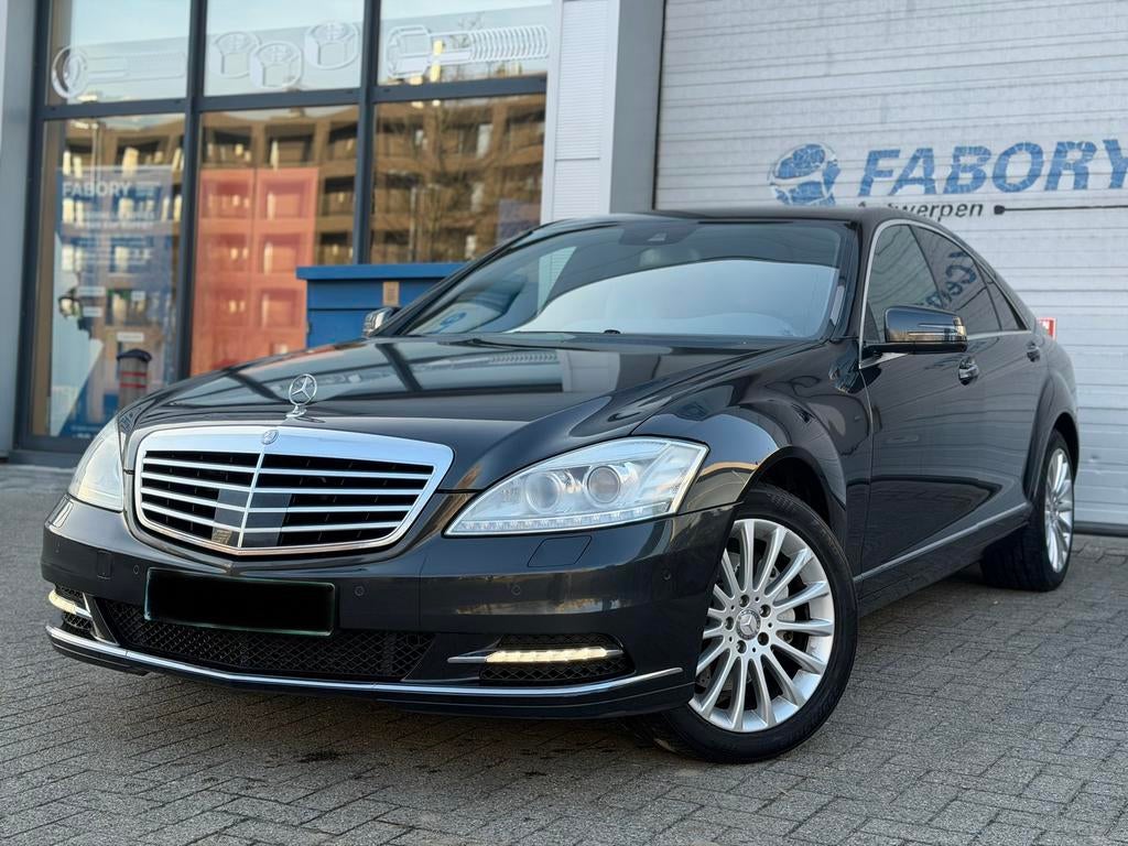 Mercedes S350CDI 3.0 diesel Euro6 187.000km, Auto's, Mercedes-Benz, Automaat, Achterwielaandrijving, Zwart, Leder