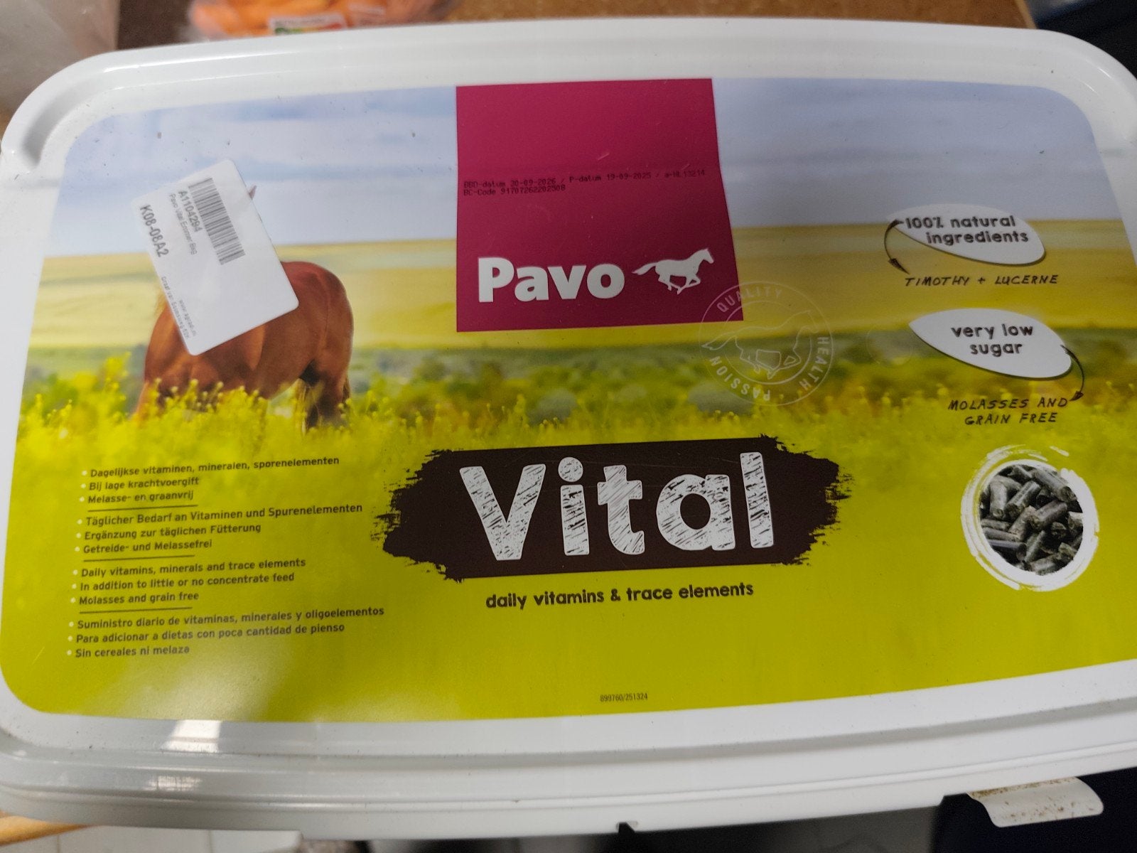 Pavo Vitàl Emmer 8 kg, Pavo, Ophalen, Nieuw