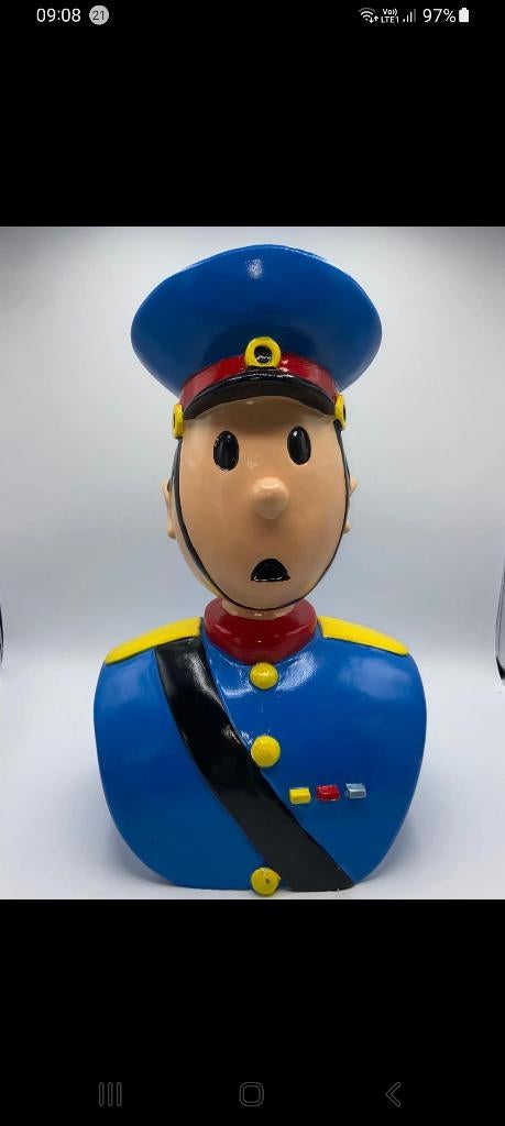 statue tintin resine polystone tres rare, Enlèvement, Neuf, Autres types
