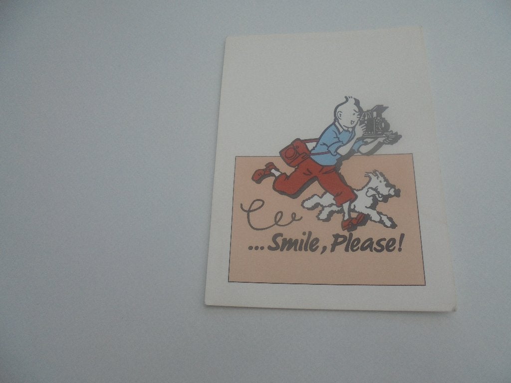 kuifje-postkaart, Collections, Personnages de BD, Envoi, Tintin, Comme neuf, Autres types