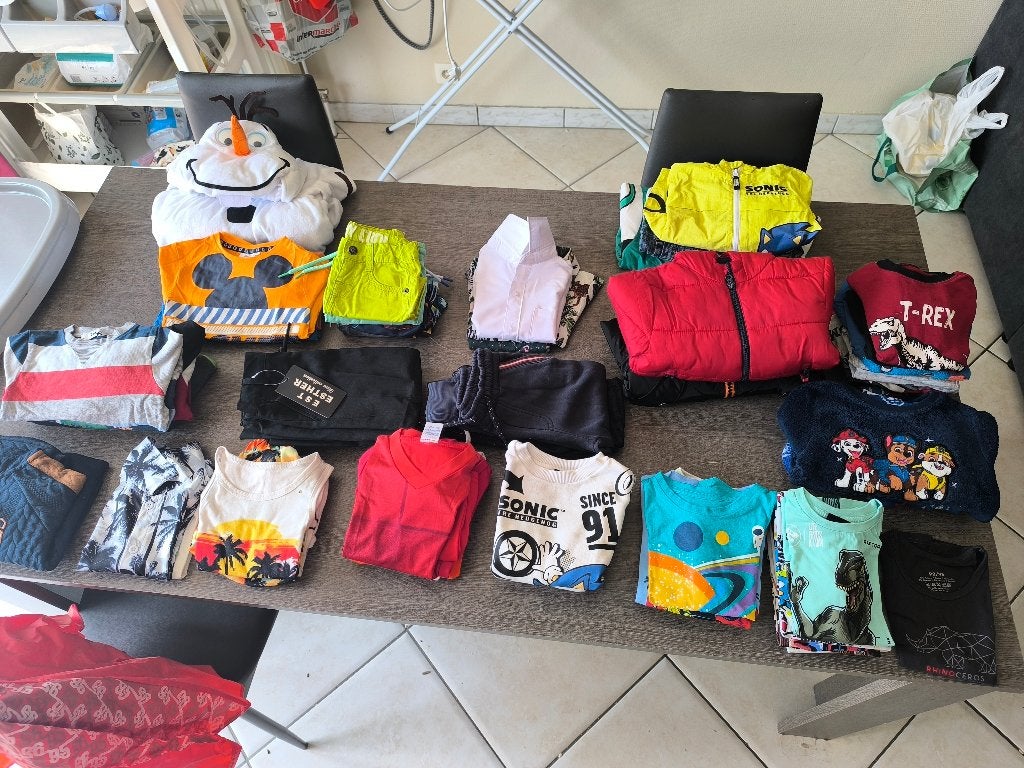 Lot vêtements enfants 3ans, Pantalon, Garçon, Enlèvement, Utilisé