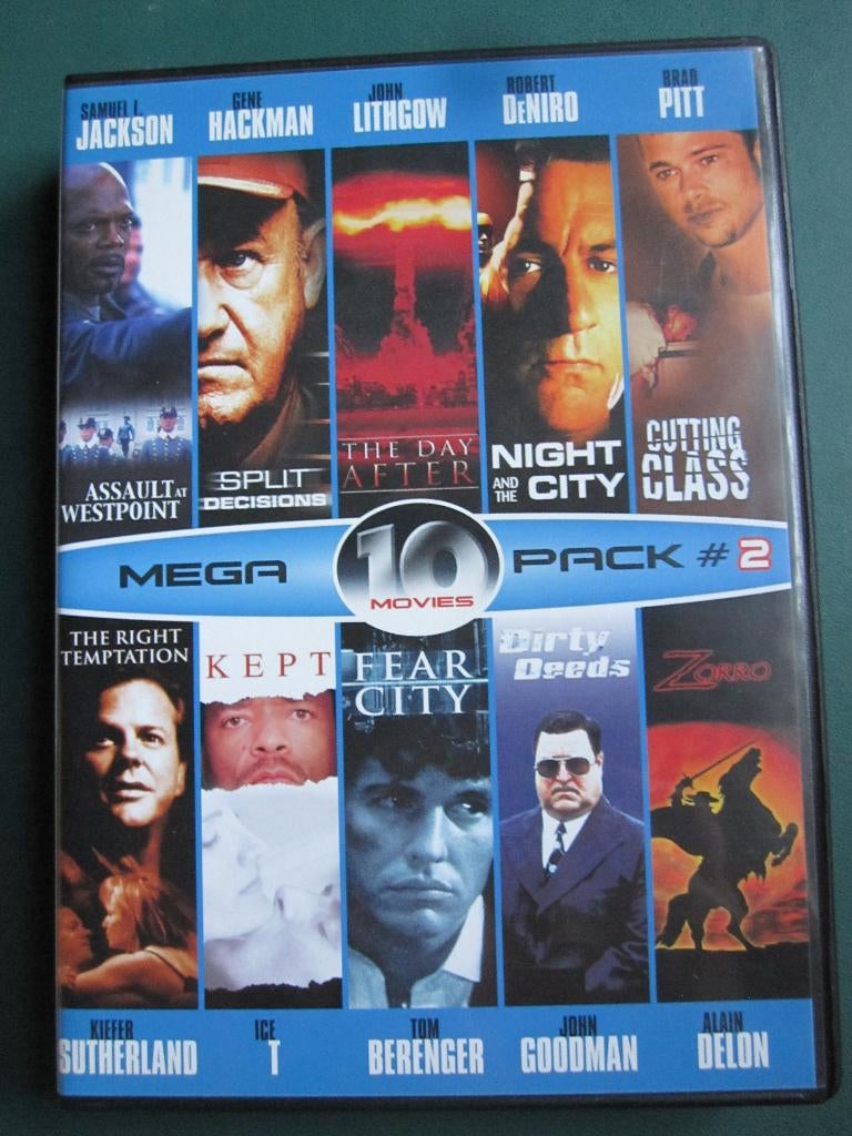 Megapack 10 Movies 2 (10 films sur 5 disques), À partir de 16 ans, Enlèvement ou Envoi, Comme neuf, Coffret