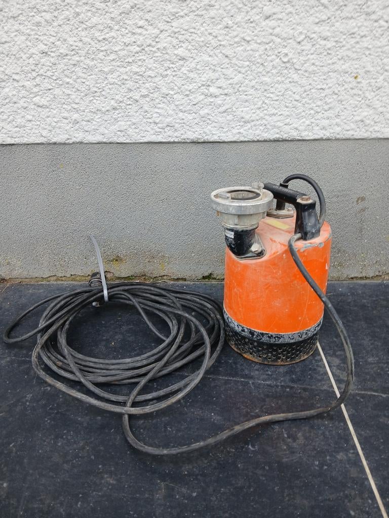 Te huur Vuilwaterpomp zonder vlotter met afvoerslang, Enlèvement, Utilisé, Électrique, Autres types