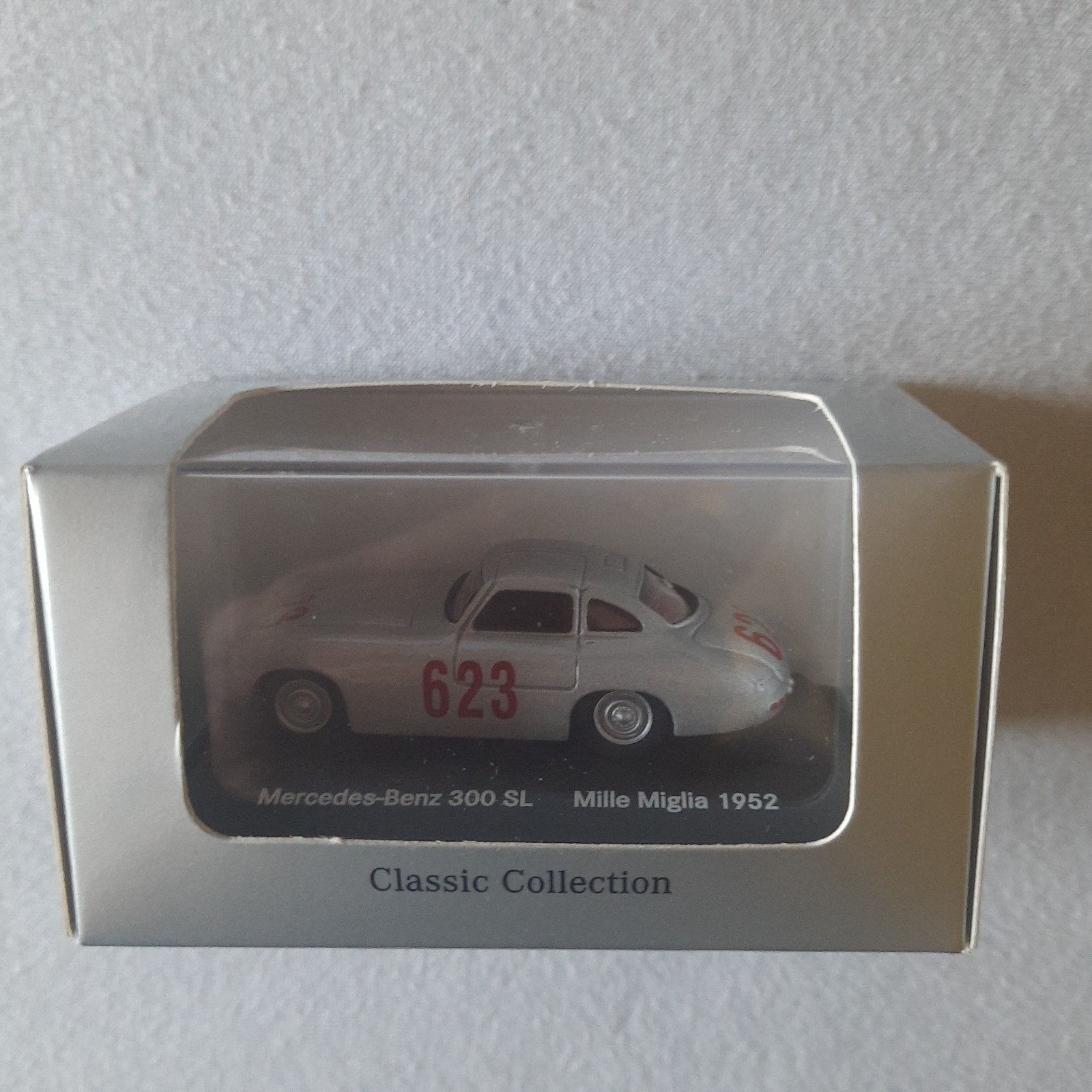 MB MUSEUM 1:72*MERCEDES 300 SL MILLE MIGLIA 1952 nr.623*MIB*, Ophalen, Nieuw, Auto, Overige merken