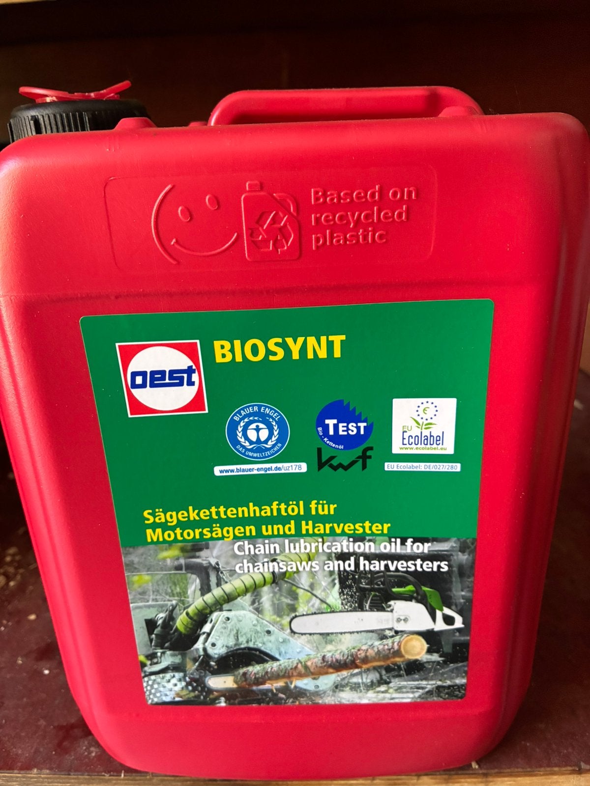 Kettingolie: biologisch afbreekbaar 5 liter, Ophalen, Nieuw