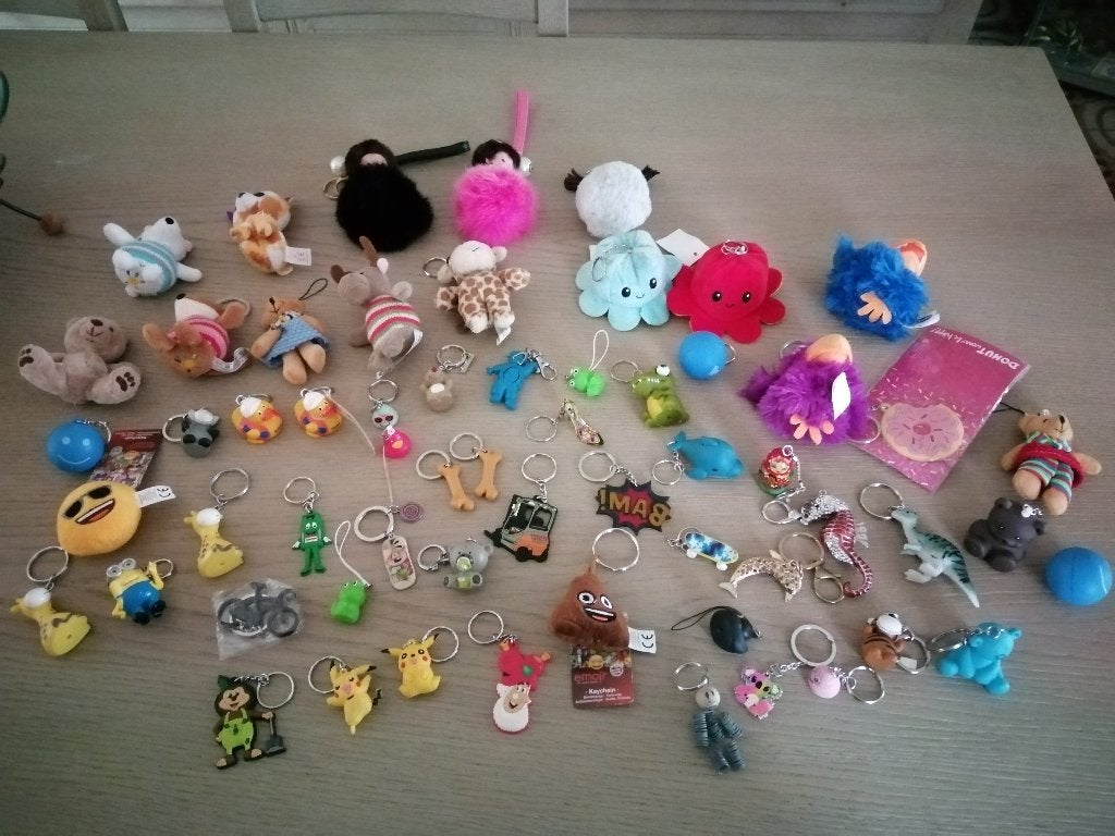 verschillende sleutelhangers, Ophalen of Verzenden, Zo goed als nieuw, Overige typen