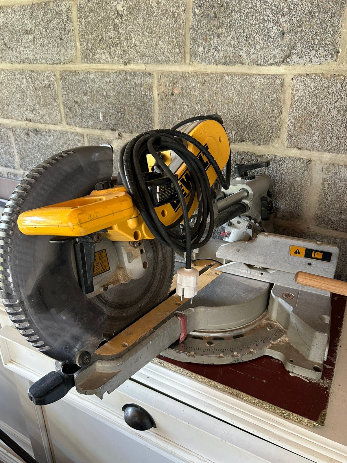 DeWalt verstekzaag DW718XPS, Ophalen, Zo goed als nieuw