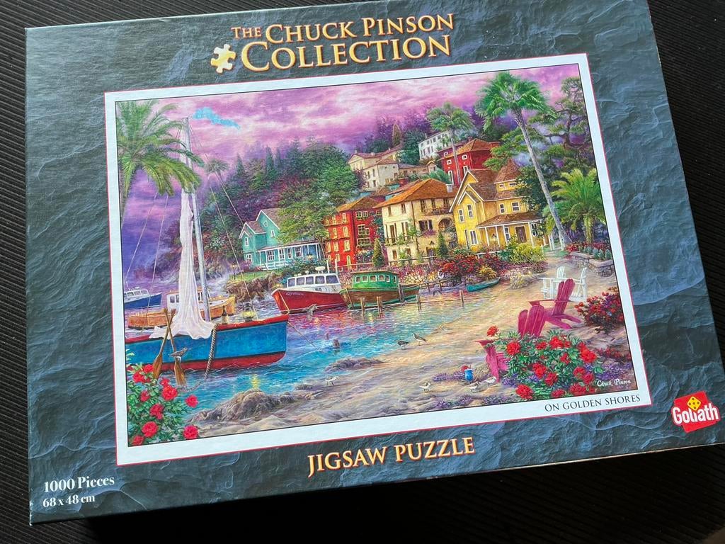 8x Puzzle Goliath,Chuck Pinson,1000st., Enlèvement, Comme neuf