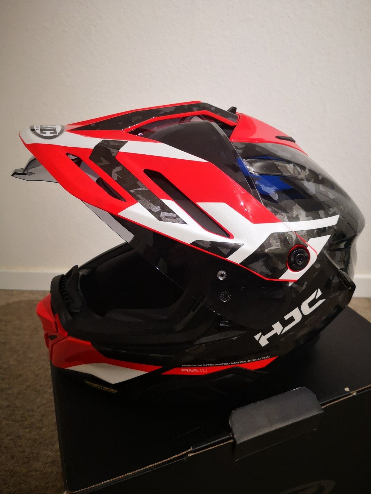 HJC rpha 60 adventure helm M, Motoren, Ophalen of Verzenden, M, HJC