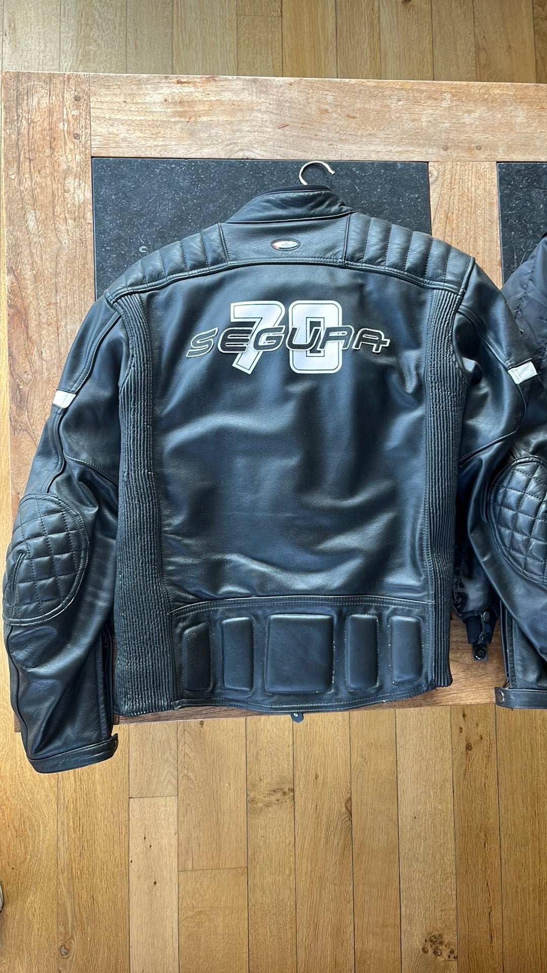 veste moto Segura Seventies, en cuir véritable, quasi neuve, Enlèvement ou Envoi