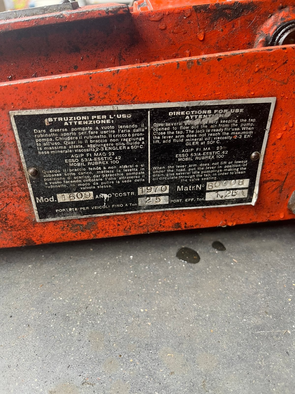 FAV hydrolische garage krik met stang, Auto diversen, Ophalen, Gebruikt, Hydraulisch, Garagekrik