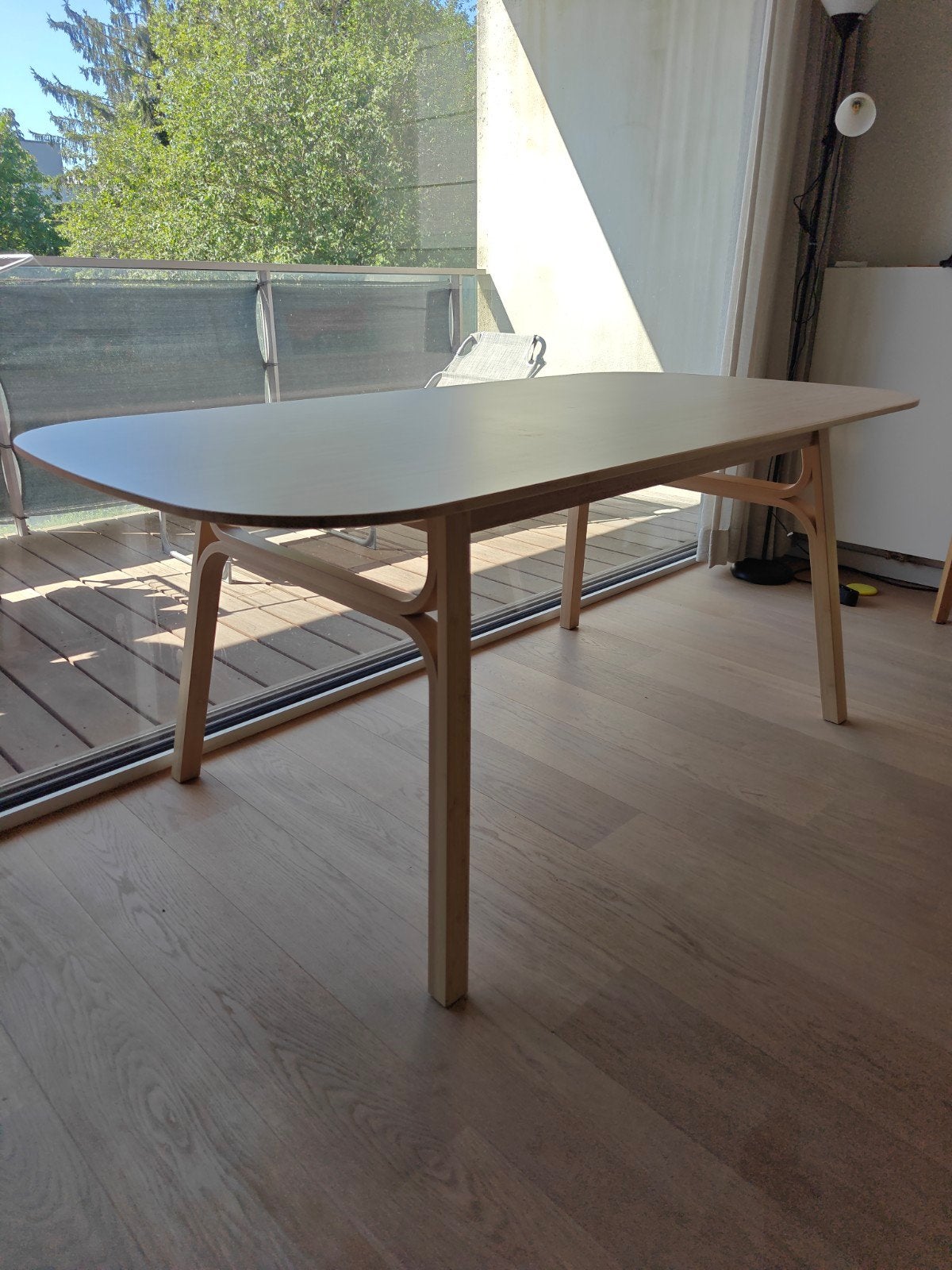 Ikea VOXLÖV Tafel, licht bamboe, 180x90 cm, Ophalen, Gebruikt